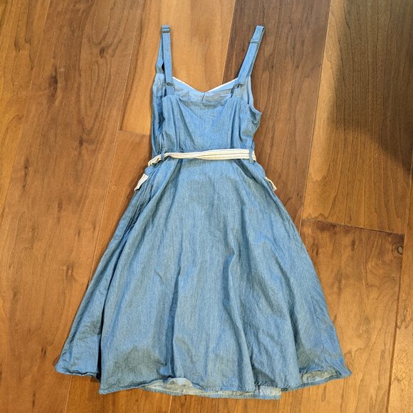 ModCloth Happiness & Cheers A Line Dress, Size XS - Picture 3 of 4